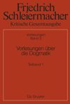 book: Band 3.1 Vorlesungen über die Dogmatik