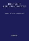 book: Band XIII Der Reichstag zu Augsburg 1518