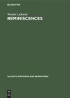 book: Reminiscences