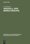 book: Wegfall der Bereicherung