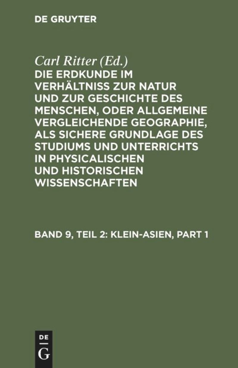 book: Band 9, Teil 2 Klein-Asien
