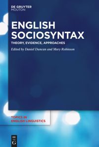 book: English Sociosyntax