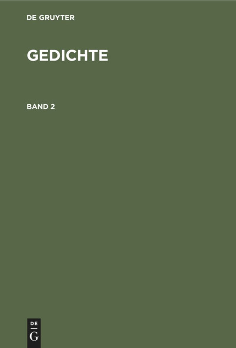 book: Band 2