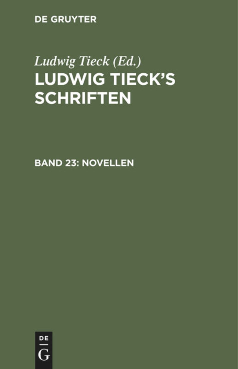 book: Band 23 Novellen