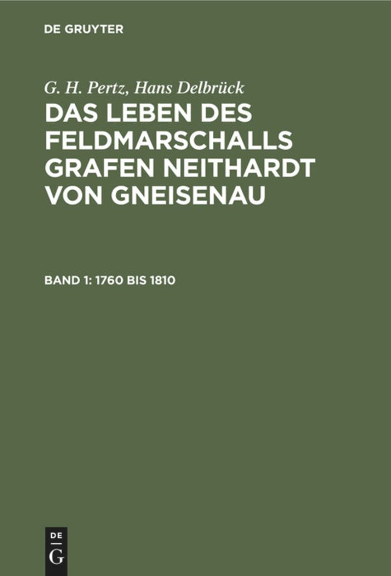 book: Band 1 1760 bis 1810