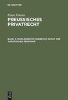 Band 4 Familienrecht, Erbrecht, Recht der juristischen Personen