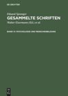 book: Band IV Psychologie und Menschenbildung