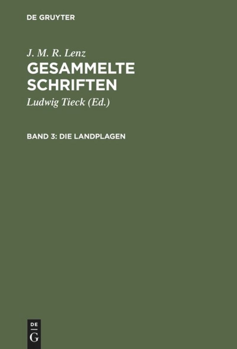 book: Band 3 Die Landplagen