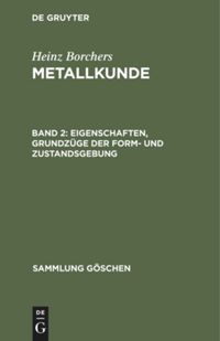 book: Band 2 Eigenschaften, Grundzüge der Form- und Zustandsgebung