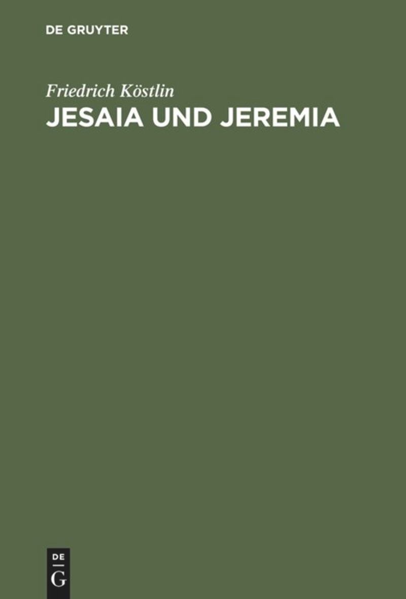 book: Jesaia und Jeremia