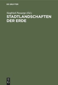 book: Stadtlandschaften der Erde