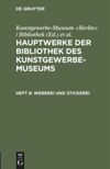 book: Heft 8 Weberei und Stickerei