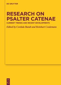book: Research on Psalter Catenae