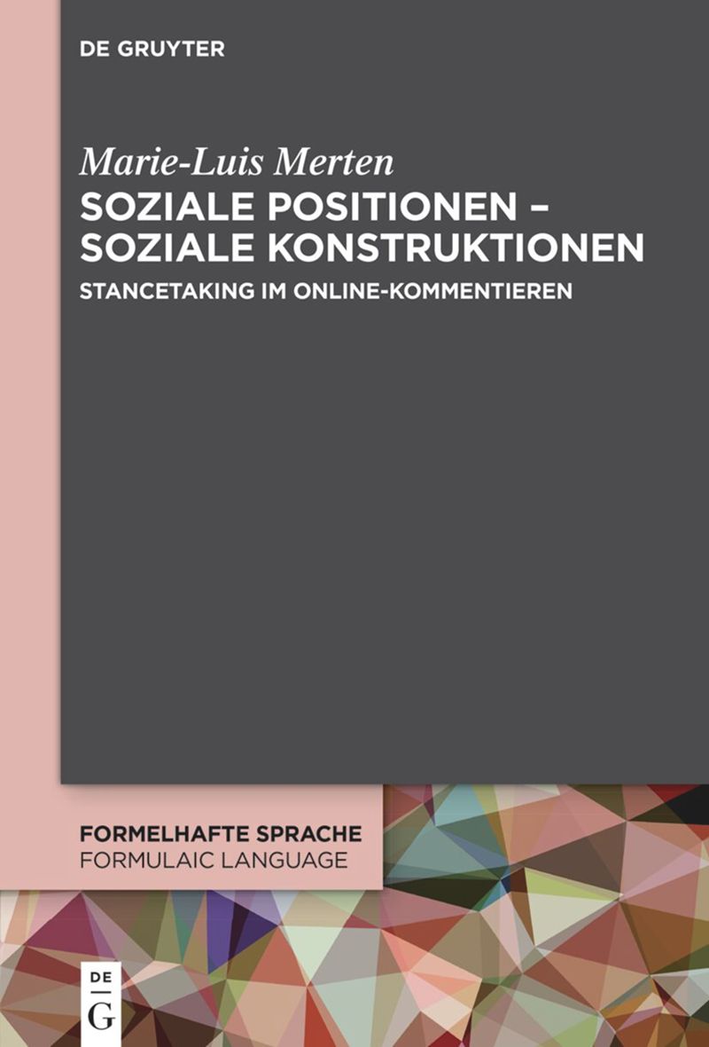 book: Soziale Positionen – soziale Konstruktionen