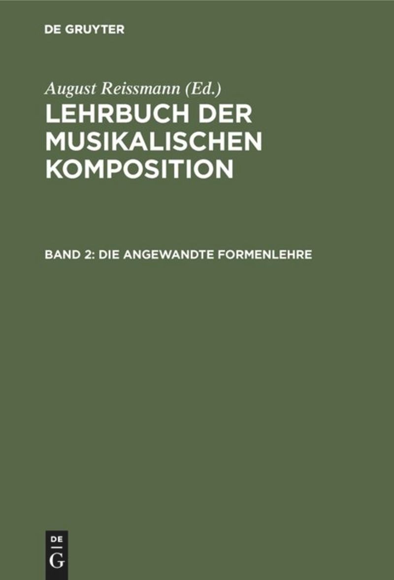 book: Band 2 Die angewandte Formenlehre