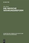 book: Die indische Währungsreform