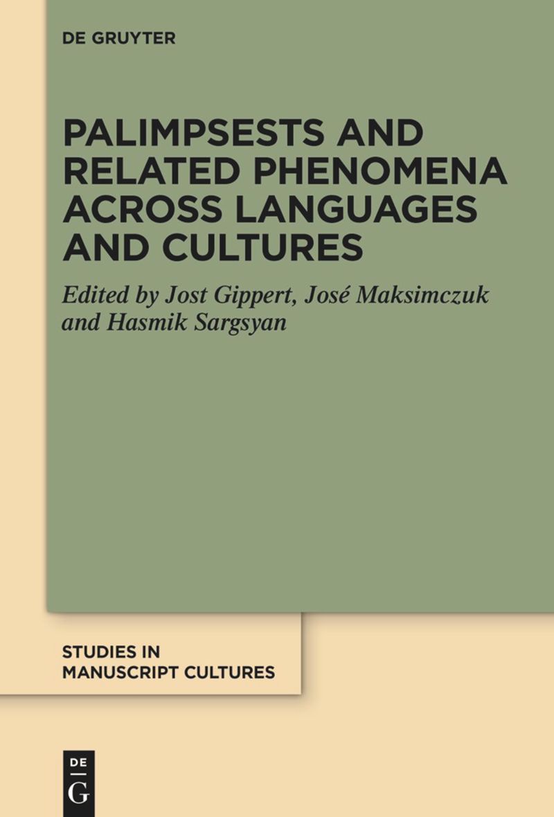 book: Palimpsests and Related Phenomena across Languages and Cultures