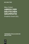 book: Abriss der deutschen Grammatik