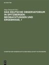 book: Das Deutsche Observatorium in Spitzbergen: Beobachtungen und Ergebnisse, 1