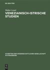 book: Venezianisch-Istrische Studien