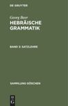 book: Band 3 Satzlehre