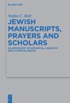 book: Jewish Manuscripts, Prayers and Scholars