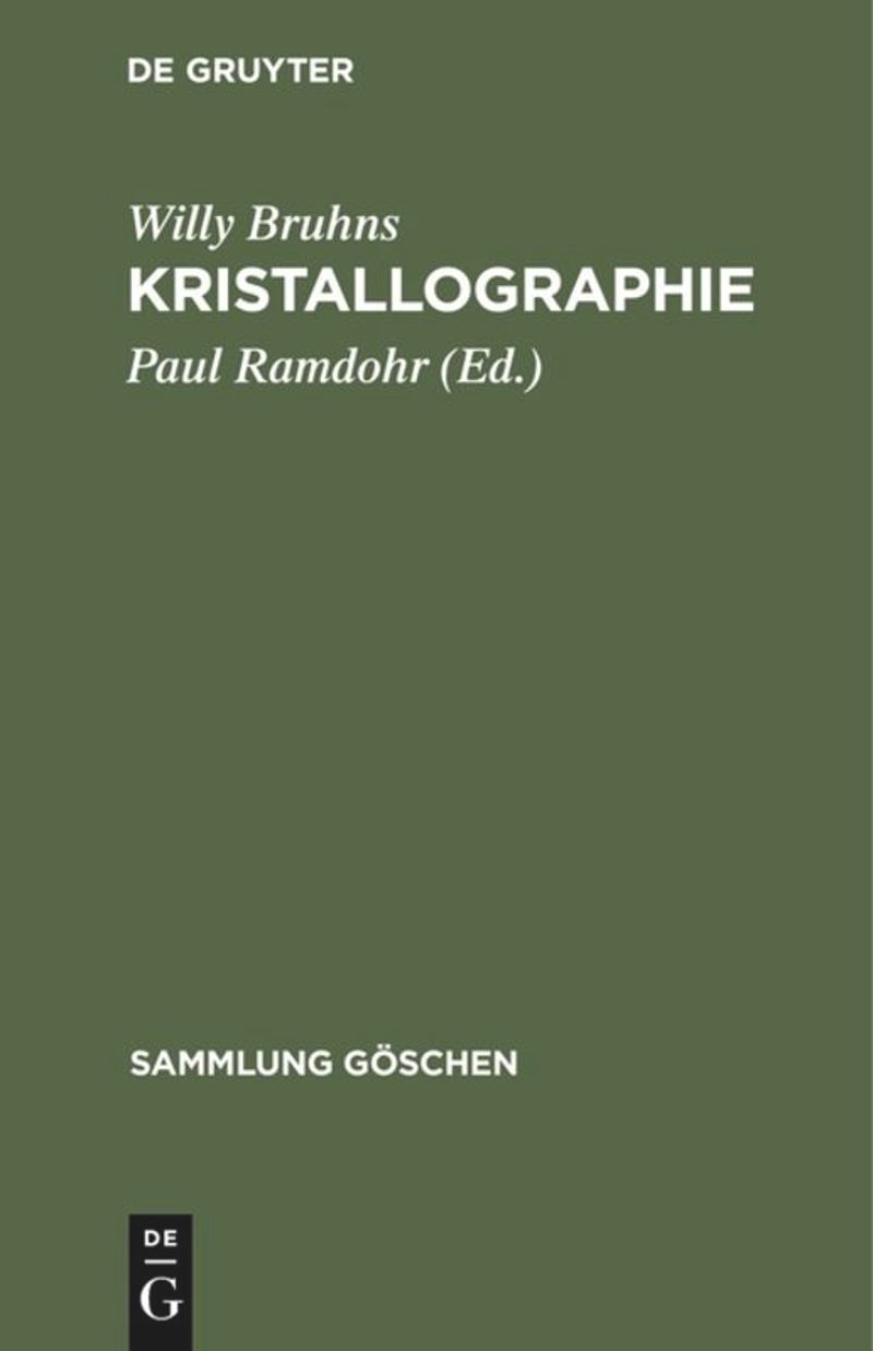 book: Kristallographie