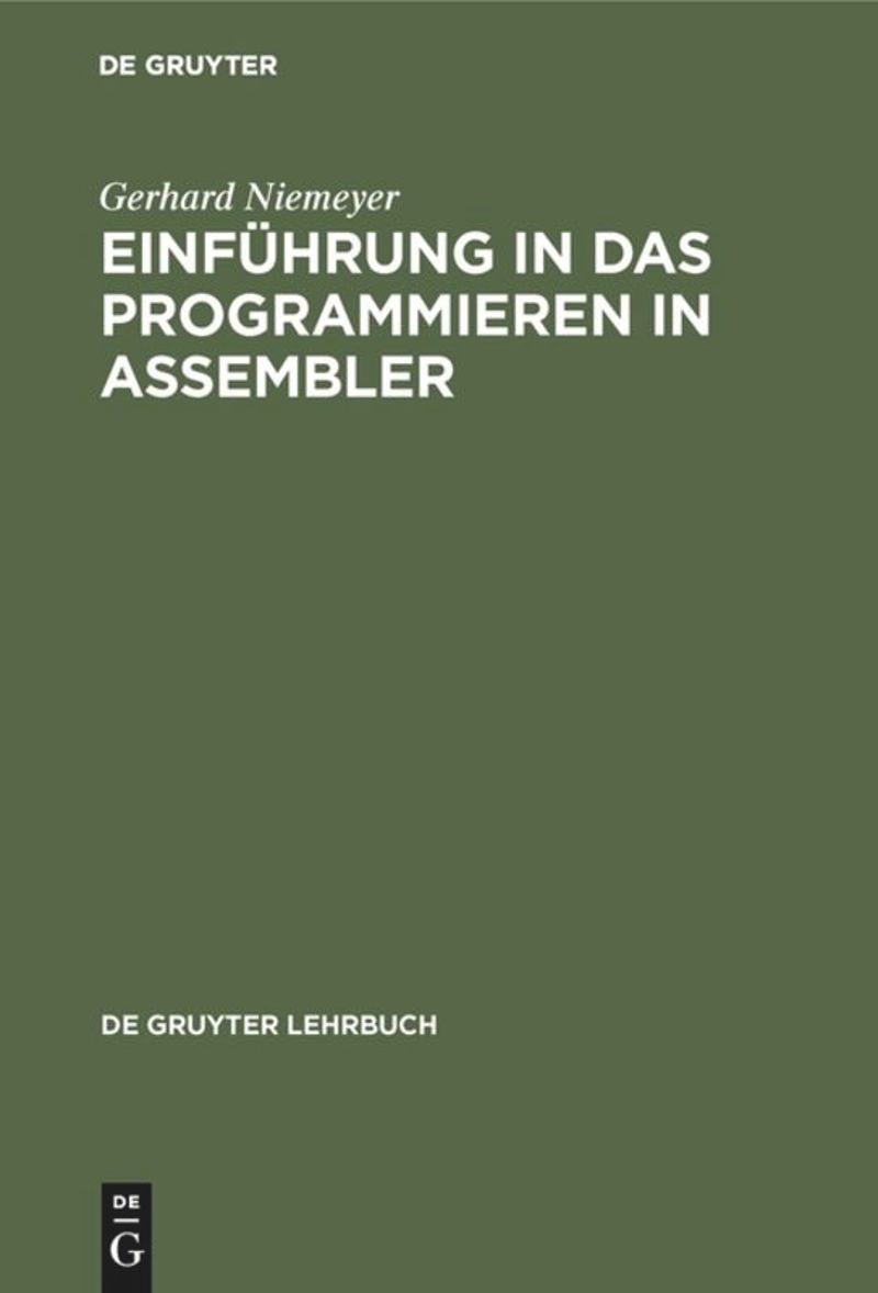 book: Einführung in das Programmieren in Assembler