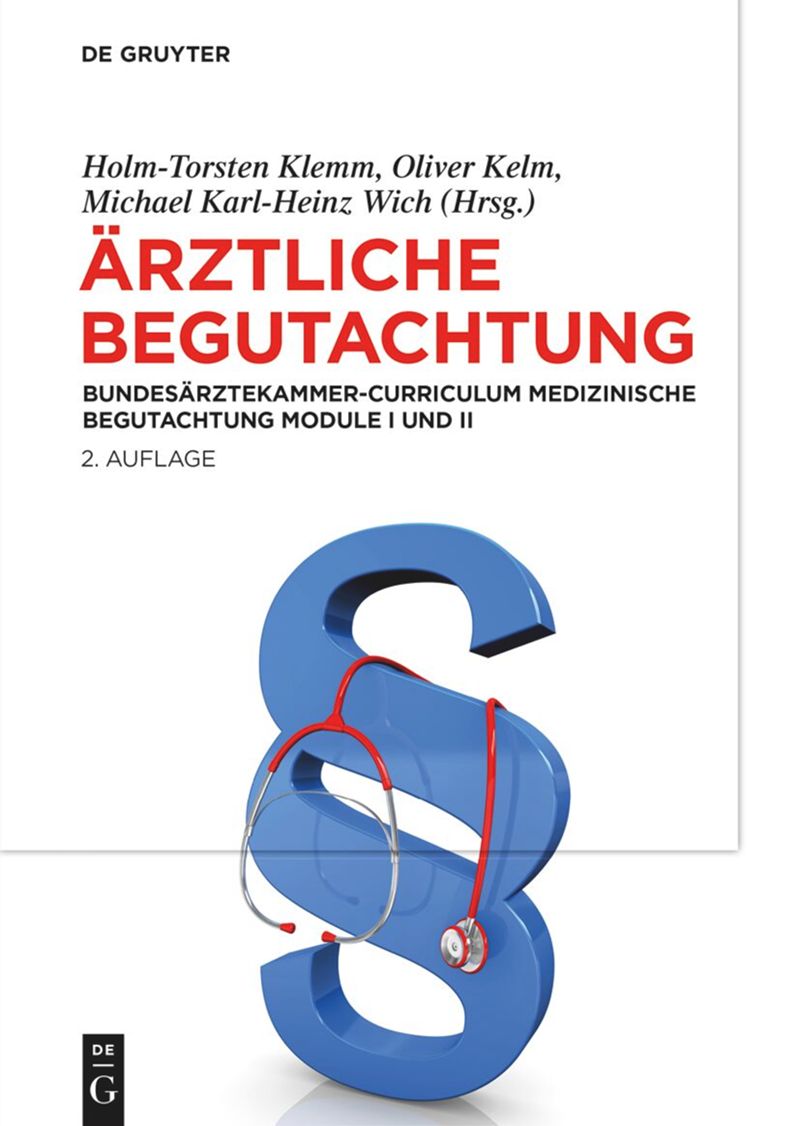 book: Ärztliche Begutachtung