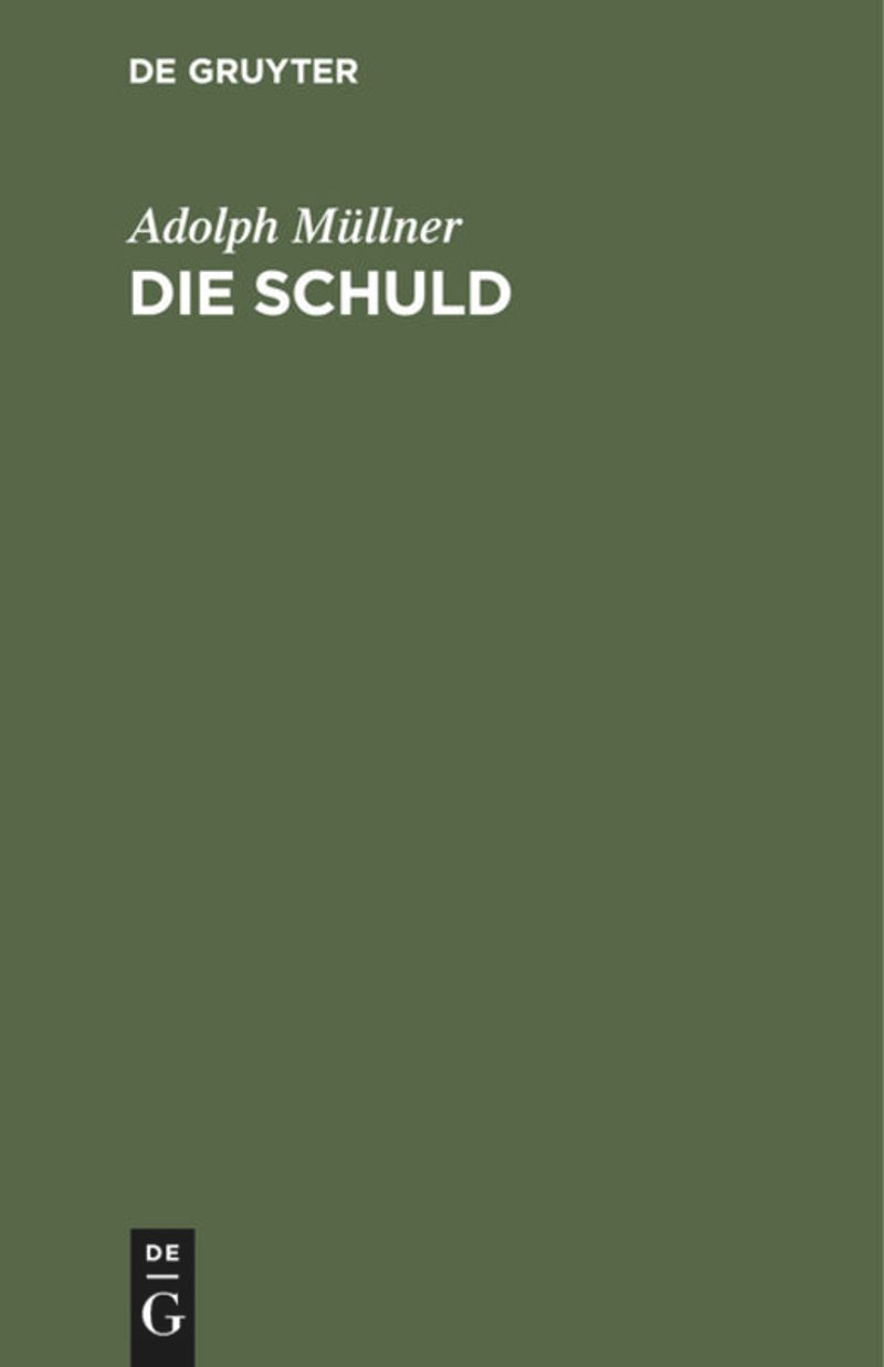 book: Die Schuld