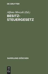 book: Besitzsteuergesetz
