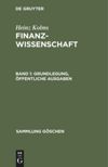 book: Band 1 Grundlegung, öffentliche Ausgaben