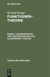 book: Band 2 Anwendungen und Weiterführung der allgemeinen Theorie