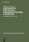 book: Geschichte der mittelniederdeutschen Literatur