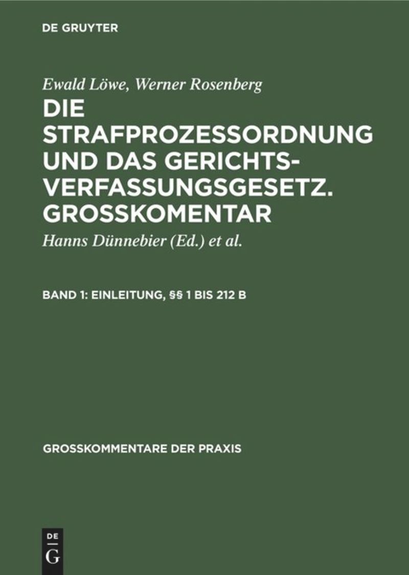 book: Band 1 Einleitung, §§ 1 bis 212 b