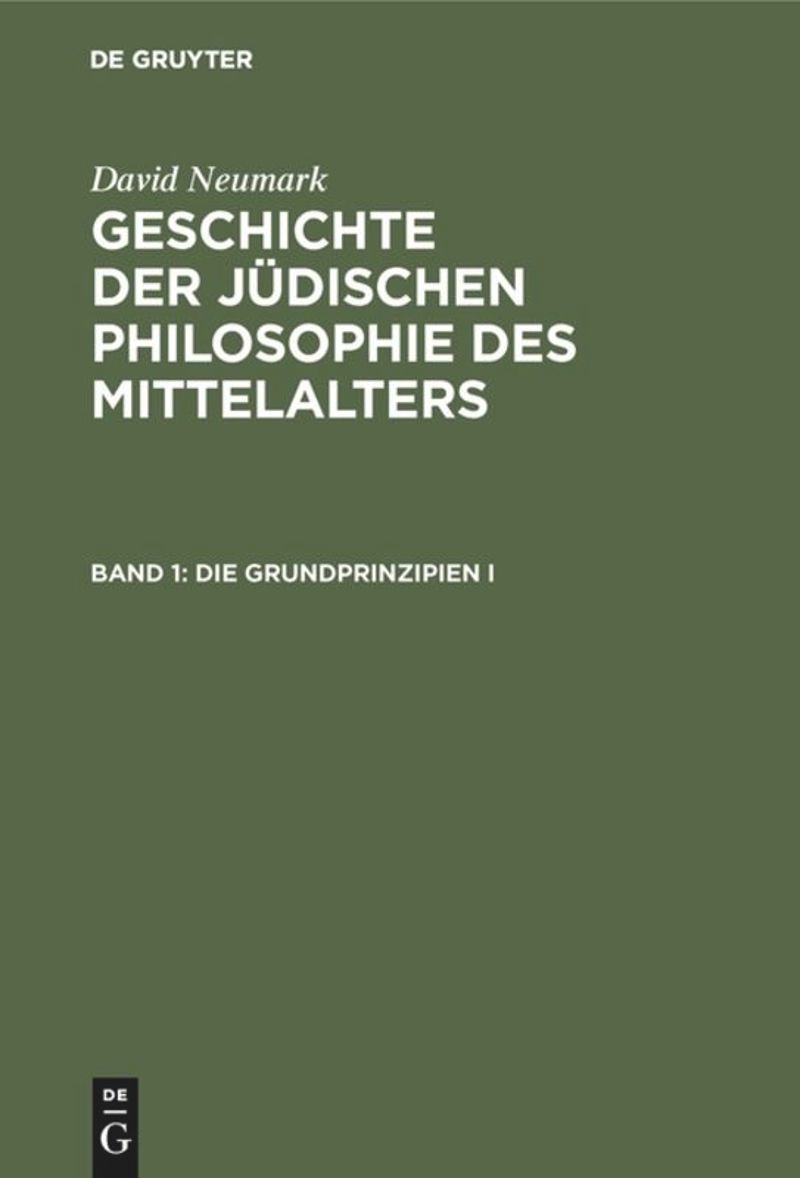 book: Band 1 Die Grundprinzipien I