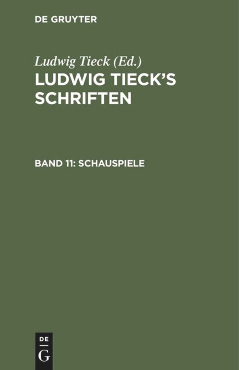book: Band 11 Schauspiele
