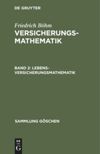 book: Band 2 Lebensversicherungsmathematik