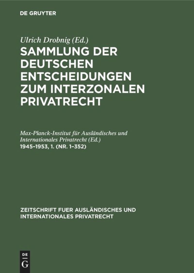 book: 1945–1953,1. (Nr. 1–352)