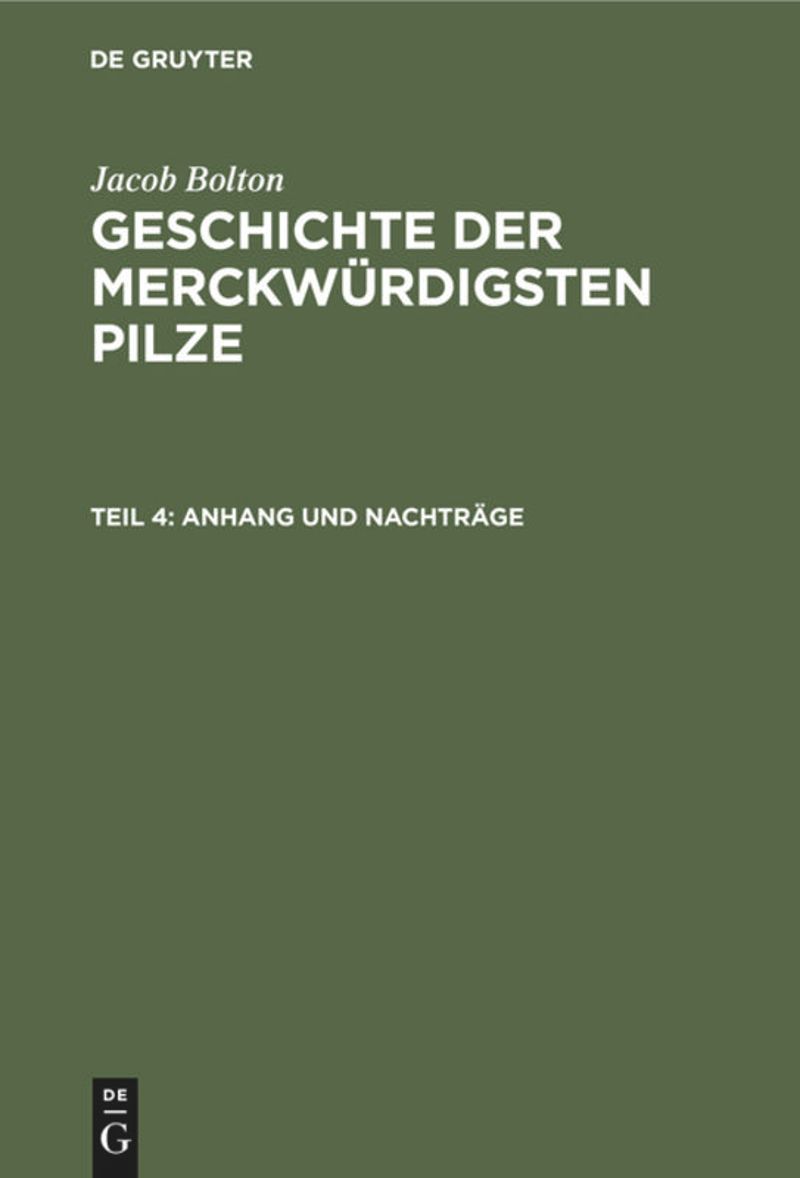 book: Teil 4 Anhang und Nachträge