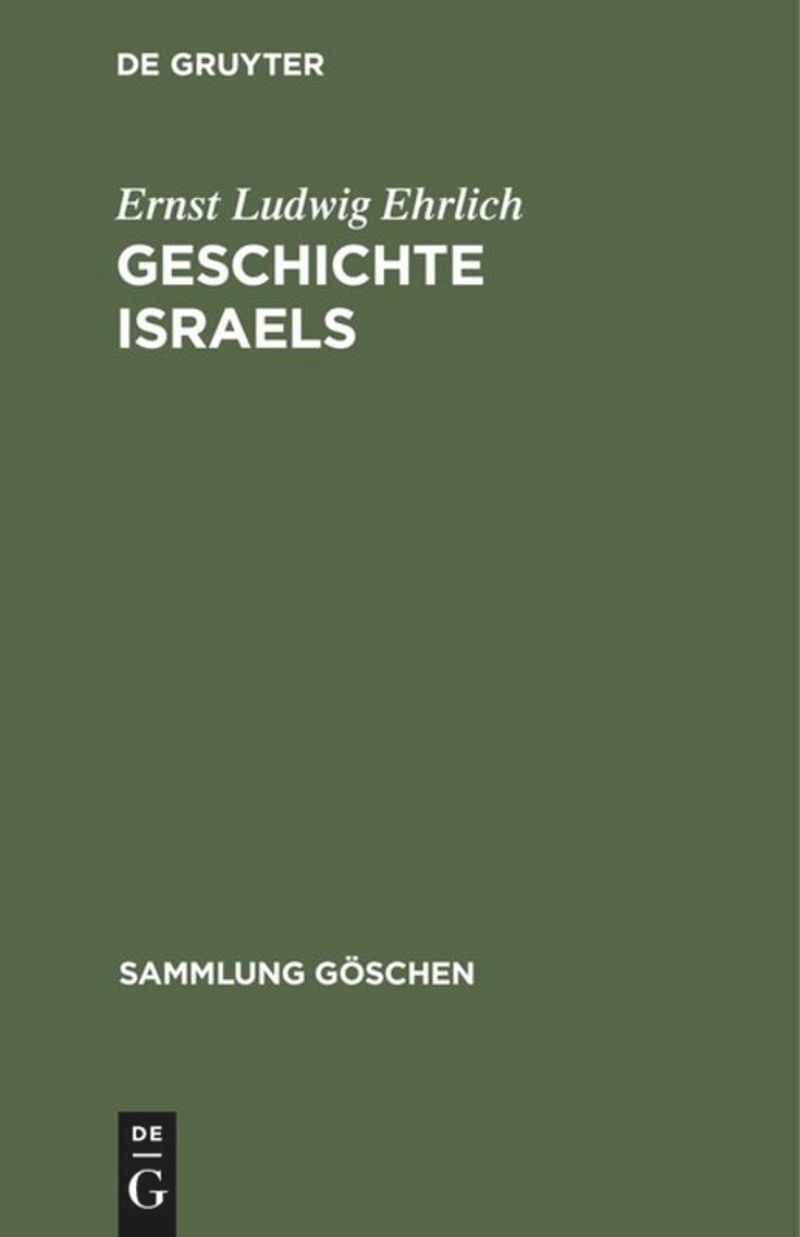 book: Geschichte Israels