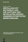 book: Erfüllung mit Buchgeld und die Haftung der Beteiligten wegen ungerechtfertigter Bereicherung