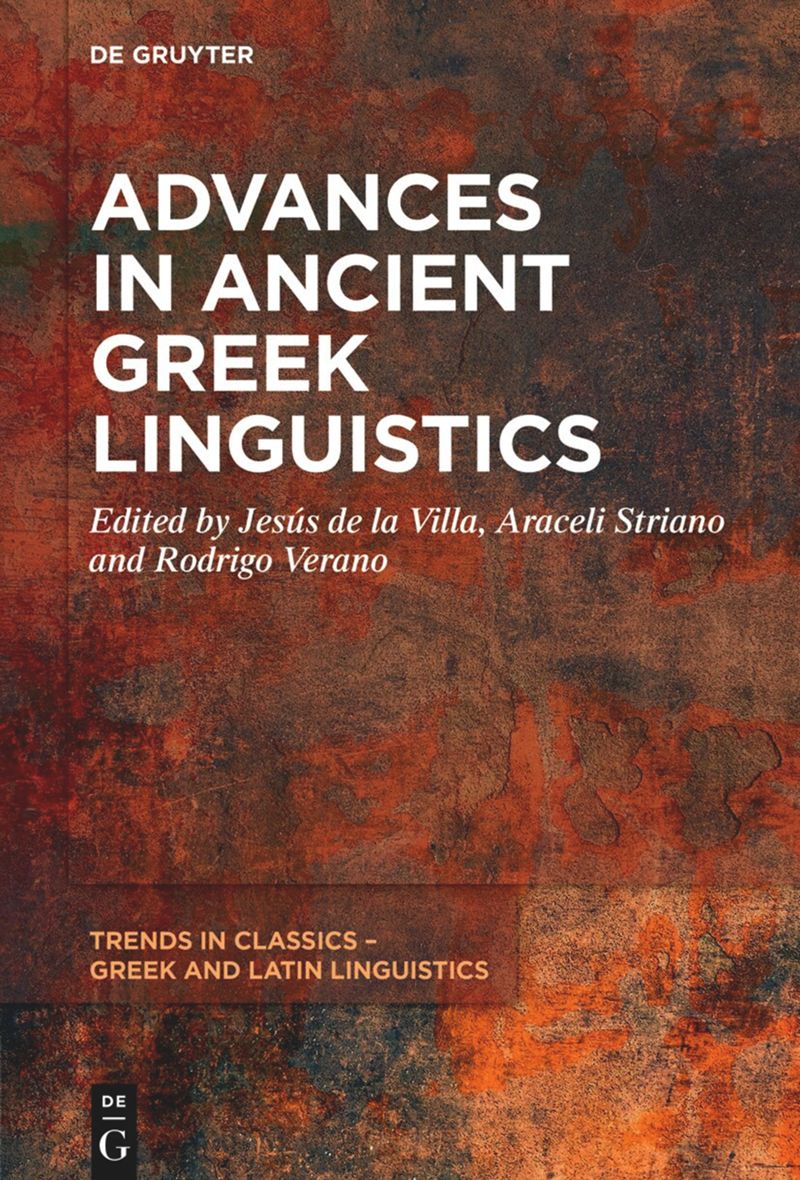 book: Advances in Ancient Greek Linguistics