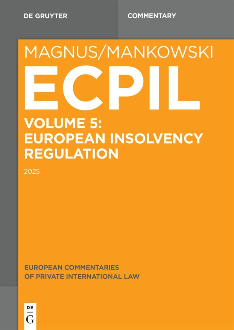 book: European Insolvency Regulation 2015