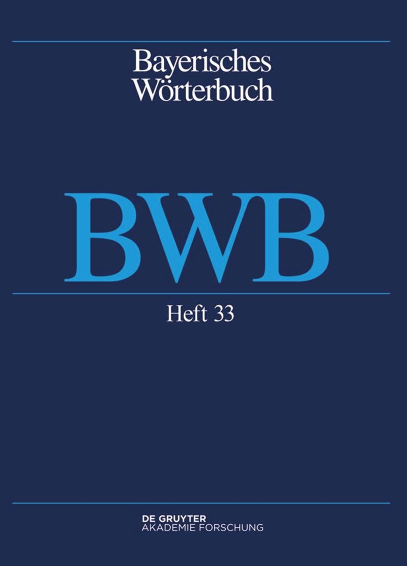 book: Band 4/Heft 33