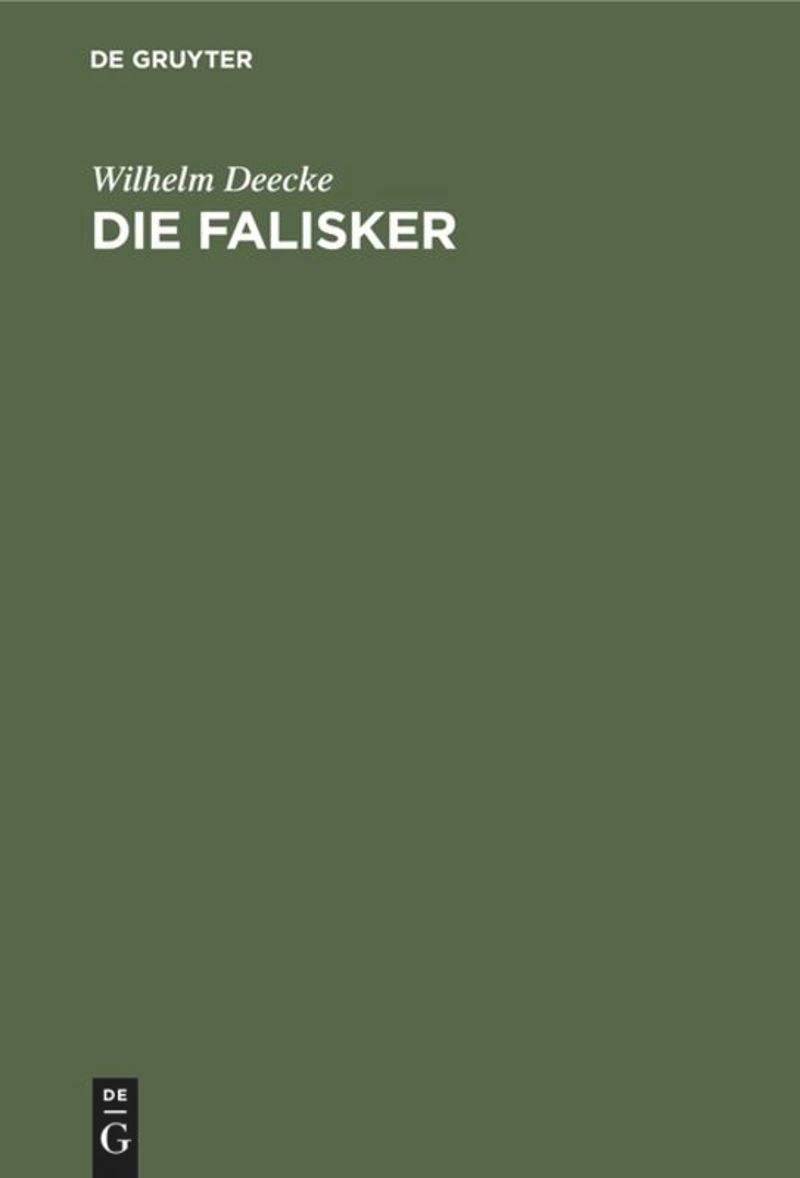 book: Die Falisker