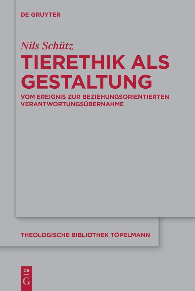 book: Tierethik als Gestaltung