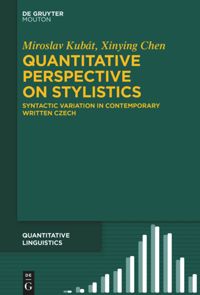 book: Quantitative Perspective on Stylistics