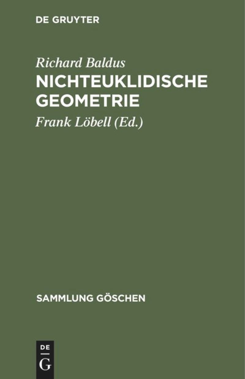 book: Nichteuklidische Geometrie