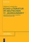 book: Echo-Literatur im deutschen 17. Jahrhundert